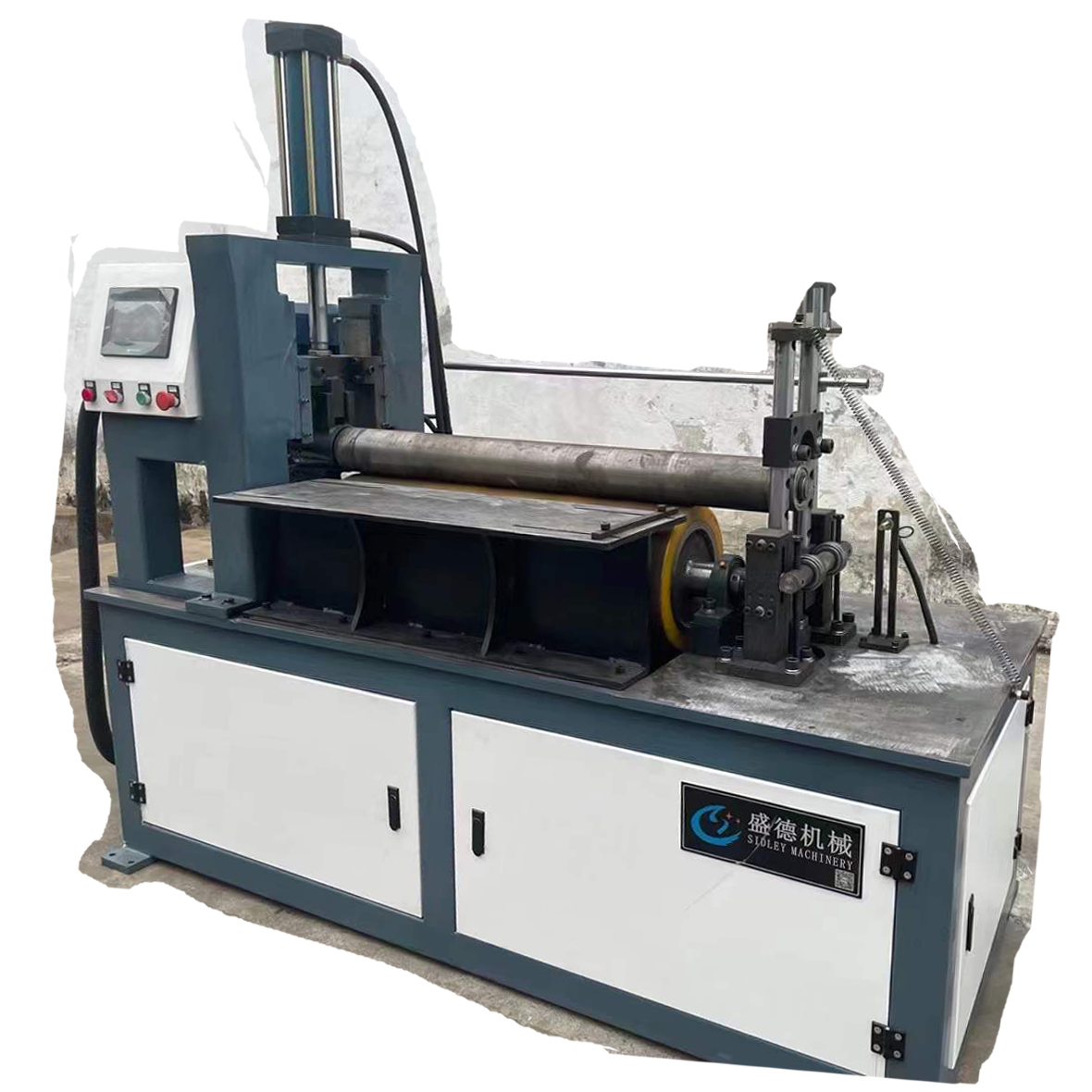 卷圓(yuán)機 文丘裏(li)閥配套卷(juàn)闆卷圓機(ji) 400型