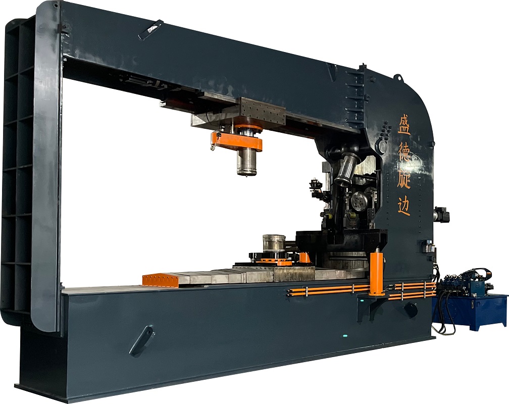 4米大直徑封頭(tóu)旋邊機 數控自(zi)動旋壓機
